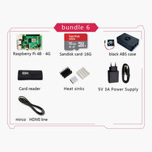 Load image into Gallery viewer, New 2019 Official Original Raspberry Pi 4 Model B Development Board Kit RAM 2G/4G 4 Core CPU 1.5Ghz 3 Speeder Than Pi 3B+